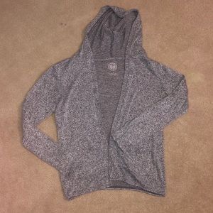 ⭐️ Girl’s Grey Hooded Cardigan